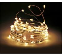 Silver Wire Lights 200 LED - variateur, minuterie, 8 fonctions et télécommande