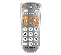 Silver with box Télécommande universelle d'apprentissage combinée Chunghop L108E, compatible TV/SAT/DVD/CBL/DVB-T/AUX, copie à gros boutons, 1 pièces Nipseyteko