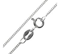 SilverAmber Jewellery - Collier - Chaîne Argent 925/1000 - Diamond Cut Maille Gourmette - Largeur 1.1 mm - Longueur 91 cm - GCH00936