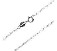 SilverAmber Jewellery Collier femme avec chaîne fine en argent 925 - Petit Rolo Rond en Maille (Belcher-Rolo - 1,62 mm) - 70 cm, différents styles et tailles fabriqués en Italie GCH00628