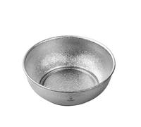 SILVERANT Bols de camping en titane, bol à riz à paroi simple cristallisé ultra léger, vaisselle d'extérieur pour pique-nique, randonnée, randonnée (800 ml)