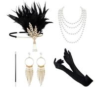 SilverChry Accessoires Charleston Déguisement Carnaval Gatsby