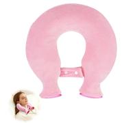 SilverChry Bouillotte Cervicale, Bouillotte cou, Chaleur pour la Nuque, Application Chaude et Froide pour la Nuque et les épaules, Conçue pour une Chaleur à 360°, Sûre, Durable et étanche (Rose)