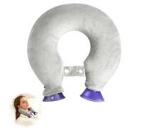 SilverChry Bouillotte Cervicale, Bouillotte cou, Chaleur pour la Nuque, Application Chaude et Froide pour la Nuque et les épaules, Conçue pour une Chaleur à 360°, Sûre, Durable et étanche (Gris)