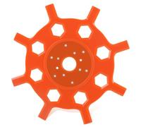 SilverChry Lame Débroussailleuse de 25 Mm, Lame Debroussailleuse Thermique à 4 Dents, 25 Mm Diamètre Du Trou, Solide et Durable, Compatible avec La Plupart Des Tondeuses à Gazon (8 dents 10 pouces)