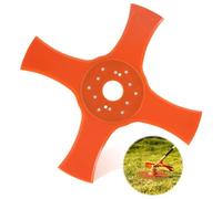 SilverChry Lame Débroussailleuse de 25 Mm, Lame Debroussailleuse Thermique à 4 Dents, 25 Mm Diamètre Du Trou, Solide et Durable, Compatible avec La Plupart Des Tondeuses à Gazon (4 dents 9 pouces)