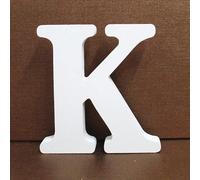 SilverChry Lettres Décoratives Bois, Lettre Bois 10cm, Lettre en Bois Decorative Scrabble, Lettres de Scrabble - Idéal pour la Décoration D'intérieur et les Occasions Spéciales (K)