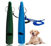 SilverChry Paquet de 2 Sifflet pour Chien avec Lanière, Sifflet pour Chien Professionnel Sifflet, Obtenez Un Chien Bien Élevé pour Faciliter la Communication Entre Vous Et Votre Chien