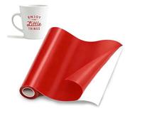 SilverChry Vinyle Adhésif Blanc Brillant, flex thermocollant pour tissu, vinyle adhésif permanent, feuilles de vinyle adhésif permanent für Tassen, Kleidung, Autos, DIY, Karnevalsdekorationen