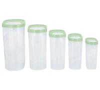 SILVERCREST® Boîtes verseuses en plastique, 5 pièces (vert menthe)