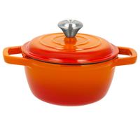 SILVERCREST® Faitout en fonte Premium, 1,35 L (orange)
