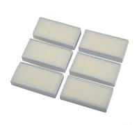 SilverCrest Lot de 6 filtres pour aspirateur robot SSR 3000 A1 conçu pour enlever les particules microscopiques, la saleté, la sciure et les débris