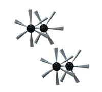 Silvercrest M690 Wap W310 Lot de 4 brosses latérales de rechange en nylon et plastique pour nettoyeur d'angle