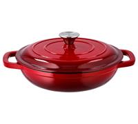 SILVERCREST® Sauteuse en fonte Premium, 26 cm (rouge)