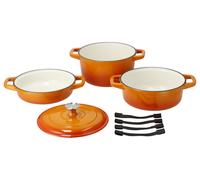 SILVERCREST® Set de faitouts et sauteuse (orange)