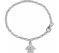 SilverDream Bracelet pour enfants 16cm scintillant blanc ange 925 argent SDA029W