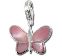 SilverDream Charm pendentif papillon rose 925 argent véritable FC1041P