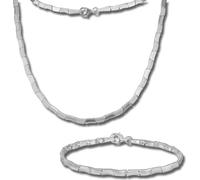 SilverDream Collier Bracelet Ensemble de bijoux pour femmes Design Argent brillant SDS427