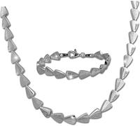 SilverDream Collier Bracelet Femme Argent Sterling Zirconia Ensemble de bijoux D2SDS457W