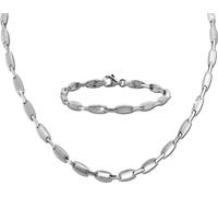 SilverDream Ensemble de bijoux Collier Bracelet 925 Argent VRAI Design Femmes SDS469J