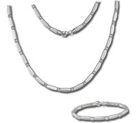 SilverDream Ensemble de bijoux Collier Bracelet Femme Zirconium blanc Argent D2SDS447W
