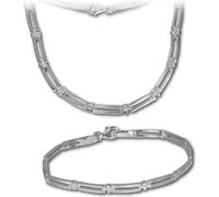 SilverDream Ensemble de bijoux Collier pour femme Trendy argent mat D2SDS407