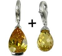 SilverDream Femme Jeunesse Charms SilverDream jaune Charm Sets D2FCA048