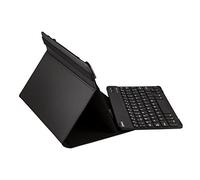 SilverHT Clavier Bluetooth avec Support pour Tablette Funda Universal Gripcase + Teclado Para Tablets de 9 a 10.1 pulgadas - Negro