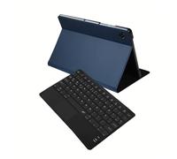 SILVERHT Étui avec clavier Bluetooth et touchpad pour Samsung Galaxy Tab A11+/A9+ 11" avec support réglable, couleur bleue
