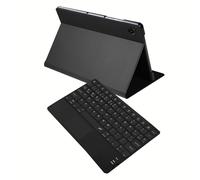 SILVERHT Étui avec clavier Bluetooth et touchpad pour Samsung Galaxy Tab A11+/A9+ 11" avec support réglable, couleur noire