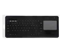 SilverHT Touchpad Wireless KB Dark Grey clavier Bluetooth QWERTY Espagnole Gris - Claviers (Sans fil, Bluetooth, Clavier à membrane, QWERTY, Gris)