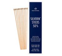 SILVERIN STICK Lot de 10 bâtons de gravure en nitrate d'argent nitrate de potassium | bâtonnets de lapis | 50 % | pour les verrues, la viande sauvage, par exemple les piercings, les aphtes