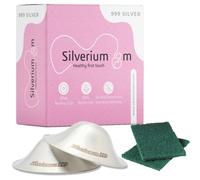 Silveriumom The Original Silver Nursing Cups - Nipple Shields for Nursing Newborn - 100% Pure Silver 999 Carat and Handmade - Nipple Covers Breastfeeding