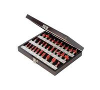 Silverline 1.3cm TCT Routeur Ensemble de Mèches 30pce DIY Puissance Accessoires