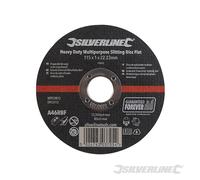 Disque plat de coupe tout usage extra robuste - 115 x 1 x 22,2 mm