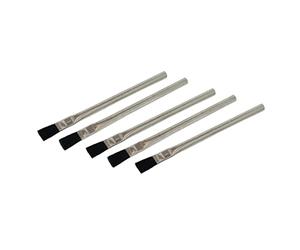 Silverline 105878 5 pinceaux à flux pour soudage 15 mm