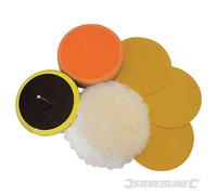 Silverline 107912 Accessoires pour le ponçage et le polissage, 6 pcs