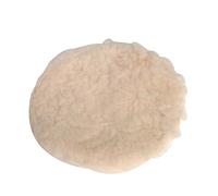 Silverline 107968 Bonnet de polissage auto-agrippant en laine d'agneau 125 mm