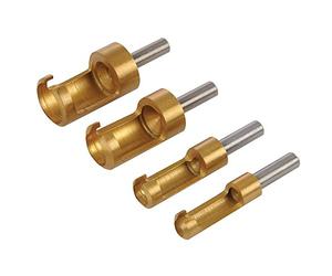 Silverline 151219 Jeu de 4 coupe-bouchons 6-16 mm