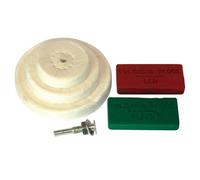 Silverline 153203 Ensemble 6 pièces pour polissage