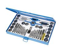 Silverline 186811 Coffret expert tarauds + filières 40 pièces