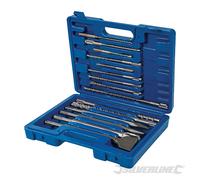Silverline 196570 SDS Plus Drill Bit and Chisel Set, 15 pcs