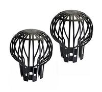 Silverline 225800 Lot de 2 filtres de Protection pour Tuyau de Descente gouttière, 1-Pack