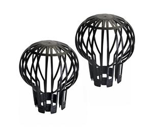 Silverline 225800 Lot de 2 filtres de Protection pour Tuyau de Descente gouttière, 1-Pack