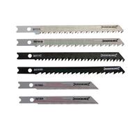 Silverline 234292 Lot de 30 Lames de scie sauteuse à emmanchement en U