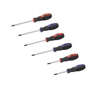 Silverline 244137 Lot de 6 Tournevis à usage général Plats/Phillips