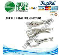 Silverline 245017 - Lot de 3 Pinces étau de soudage soudure