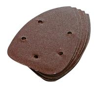 Silverline Tools Feuilles abrasives auto-agrippantes 245094 140 mm Grain 60 – 10 feuilles