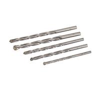 Silverline 260326 5 mèches carbure de tungstène maçonnerie 4 - 7 mm