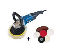 Silverline 264569 Lustreuse Polisseuse Ponceuse 1200 W 180 mm + Kit accessoire